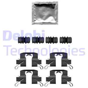 Diskinių stabdžių trinkelių priedų komplektas DELPHI LX0696