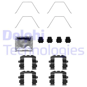 Diskinių stabdžių trinkelių priedų komplektas DELPHI LX0705