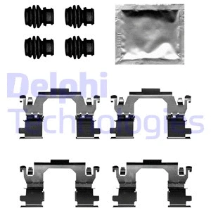 Diskinių stabdžių trinkelių priedų komplektas DELPHI LX0709