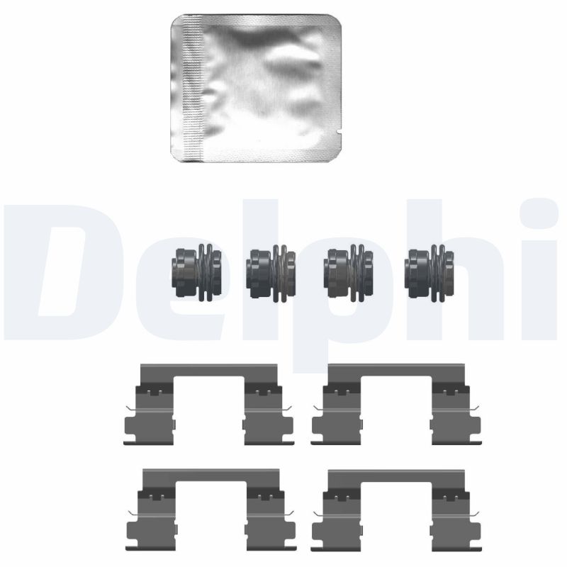 Diskinių stabdžių trinkelių priedų komplektas DELPHI LX0747