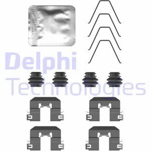 Diskinių stabdžių trinkelių priedų komplektas DELPHI LX0758