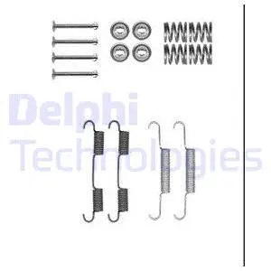 Stovėjimo stabdžių trinkelių priedų komplektas DELPHI LY1385