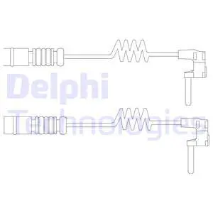 Stabdžių trinkelių susidėvėjimo daviklis DELPHI LZ0232