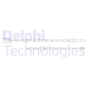 Stabdžių trinkelių susidėvėjimo daviklis DELPHI LZ0252