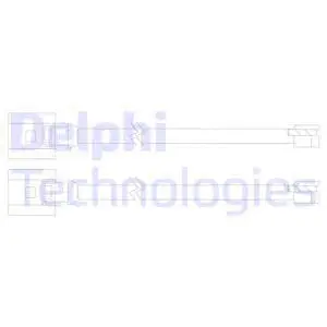 Stabdžių trinkelių susidėvėjimo daviklis DELPHI LZ0255
