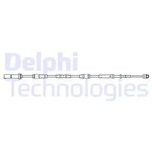 Stabdžių trinkelių susidėvėjimo daviklis DELPHI LZ0274
