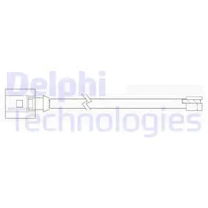 Stabdžių trinkelių susidėvėjimo daviklis DELPHI LZ0287