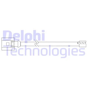 Stabdžių trinkelių susidėvėjimo daviklis DELPHI LZ0299