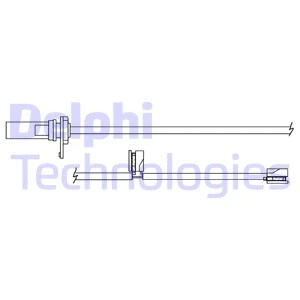 Stabdžių trinkelių susidėvėjimo daviklis DELPHI LZ0305