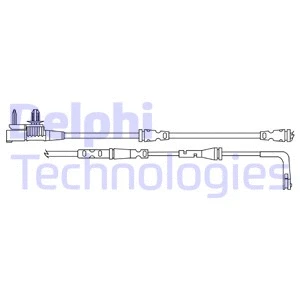 Stabdžių trinkelių susidėvėjimo daviklis DELPHI LZ0315