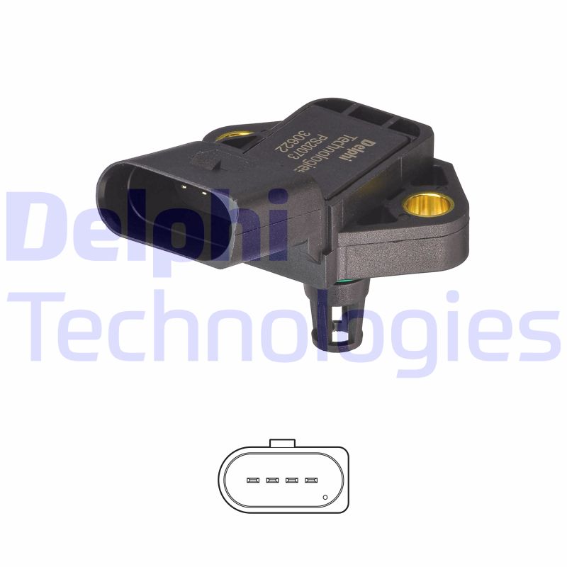 Įsiurbimo kolektoriaus slėgio daviklis DELPHI PS20073-12B1