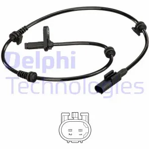 Rato greičio jutiklis (ABS daviklis) DELPHI SS20552