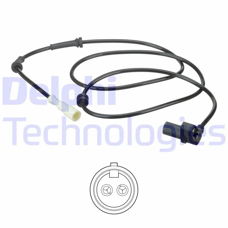 Rato greičio jutiklis (ABS daviklis) DELPHI SS20589