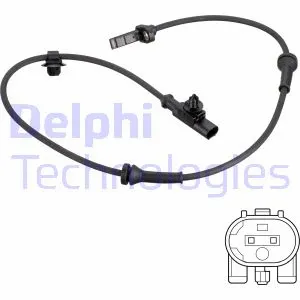 Rato greičio jutiklis (ABS daviklis) DELPHI SS20786