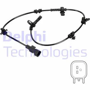 Rato greičio jutiklis (ABS daviklis) DELPHI SS20837