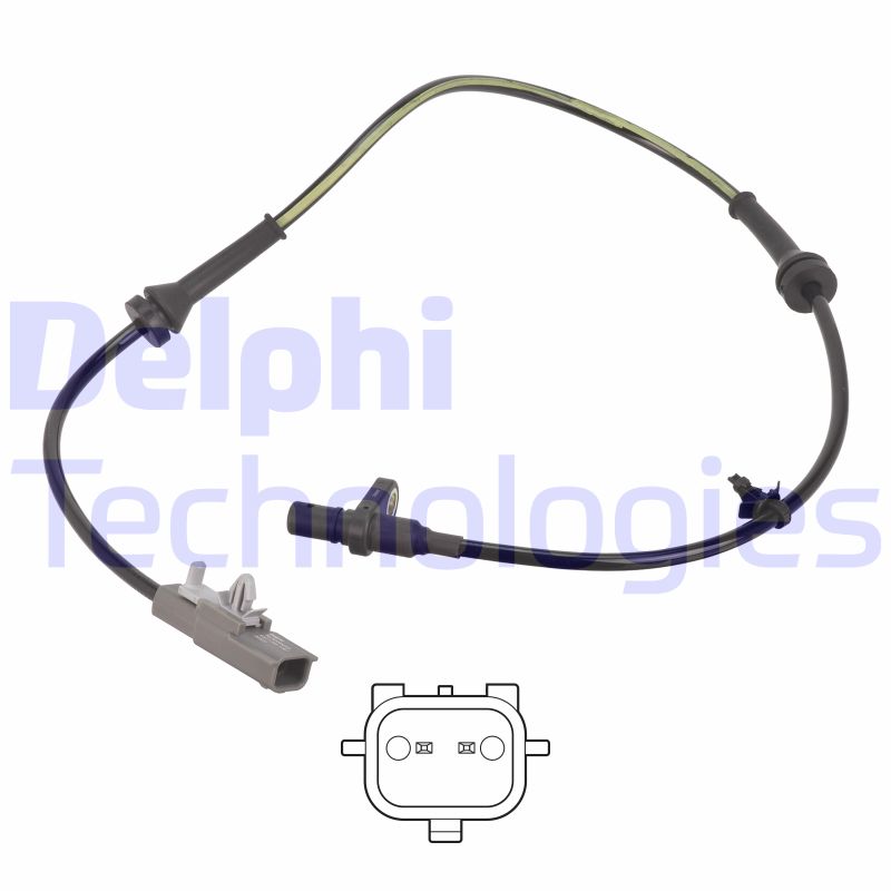 Rato greičio jutiklis (ABS daviklis) DELPHI SS21256-12B1