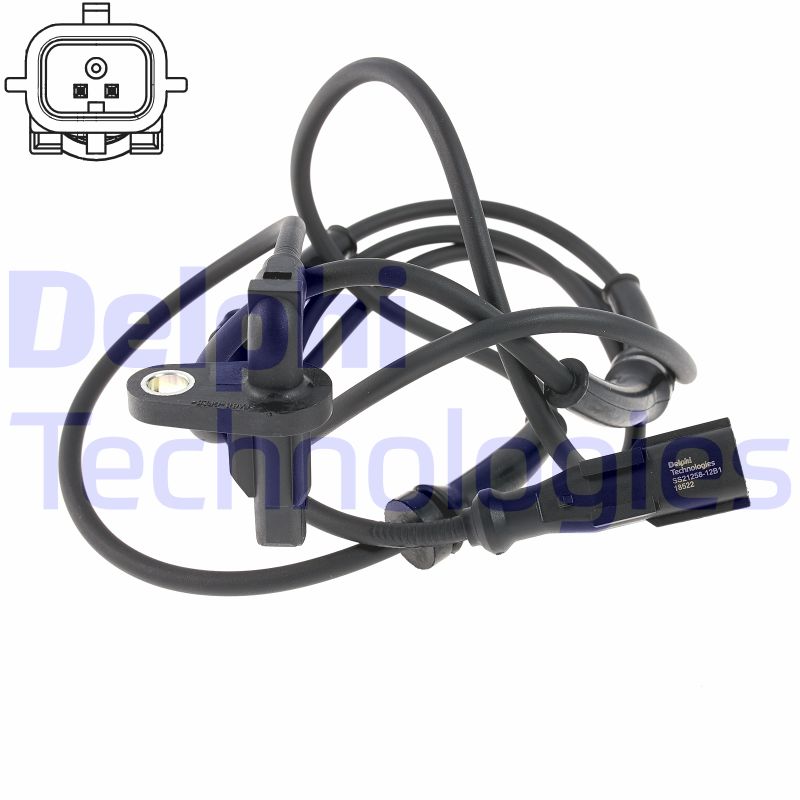 Rato greičio jutiklis (ABS daviklis) DELPHI SS21258-12B1