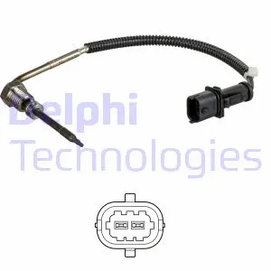 Išmetamųjų dujų temperatūros jutiklis DELPHI TS30186