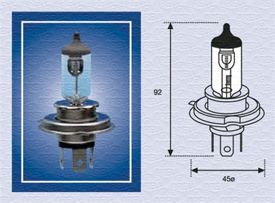 Prožektoriaus lemputė MAGNETI MARELLI 002156100000