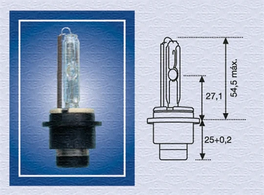 Prožektoriaus lemputė MAGNETI MARELLI 002541100000