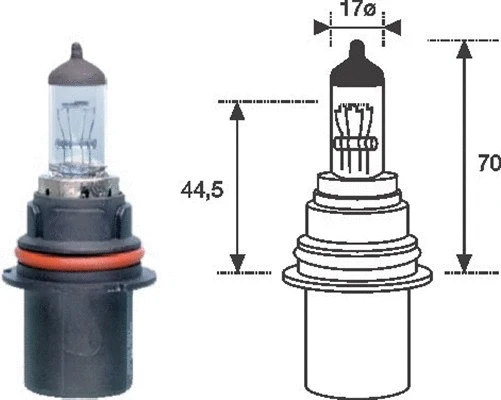 Prožektoriaus lemputė MAGNETI MARELLI 002555200000