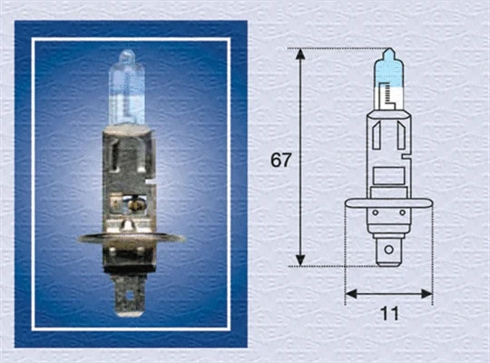 Prožektoriaus lemputė MAGNETI MARELLI 002587100000