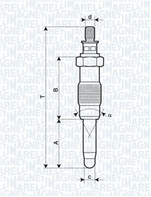 Pakaitinimo žvakė MAGNETI MARELLI 062900010304
