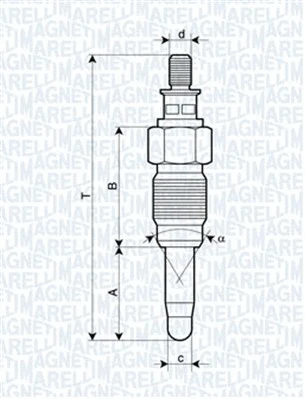 Pakaitinimo žvakė MAGNETI MARELLI 062900056304