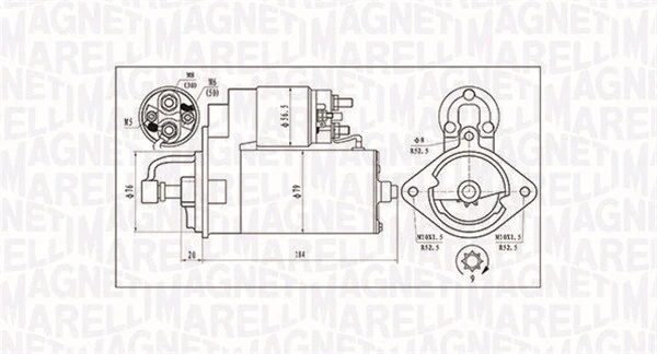 Starteris MAGNETI MARELLI 063720984010