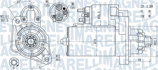 Starteris MAGNETI MARELLI 063721378010