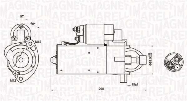 Starteris MAGNETI MARELLI 063721423010