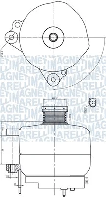 Kintamosios srovės generatorius MAGNETI MARELLI 063732190010