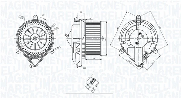 Vidaus putiklis MAGNETI MARELLI 069412228010