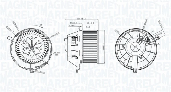 Vidaus putiklis MAGNETI MARELLI 069412229010