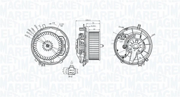 Vidaus putiklis MAGNETI MARELLI 069412245010