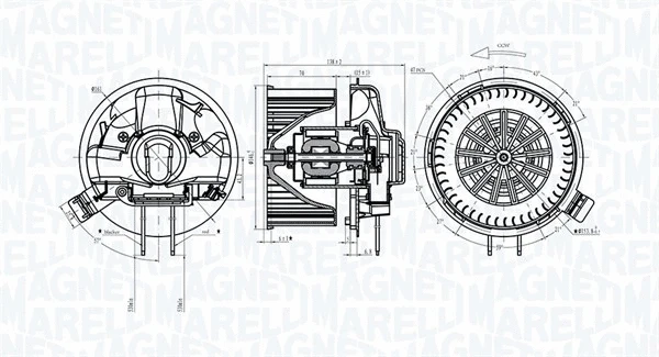 Vidaus putiklis MAGNETI MARELLI 069412305010