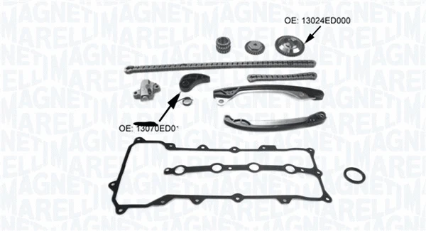 Pavaros grandinės komplektas MAGNETI MARELLI 341500001290