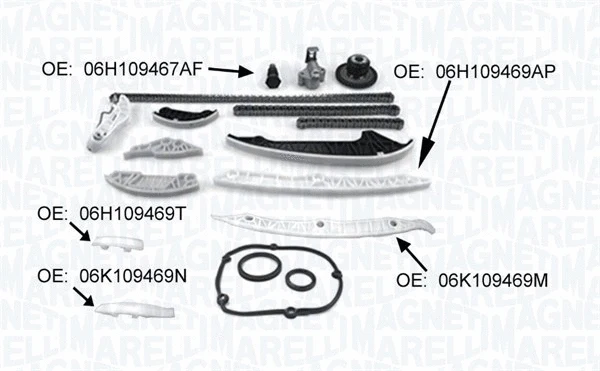 Pavaros grandinės komplektas MAGNETI MARELLI 341500001370