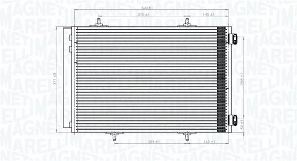 Oro kondicionieriaus radiatorius MAGNETI MARELLI 350203822000