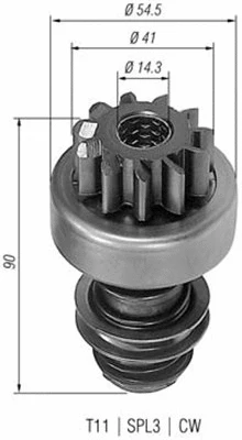 Starterio krumpliaratis MAGNETI MARELLI 940113020060