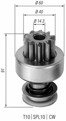 Starterio krumpliaratis MAGNETI MARELLI 940113020120