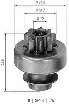 Starterio krumpliaratis MAGNETI MARELLI 940113020130