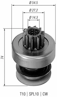 Starterio krumpliaratis MAGNETI MARELLI 940113020134