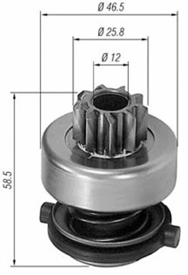 Starterio krumpliaratis MAGNETI MARELLI 940113020138