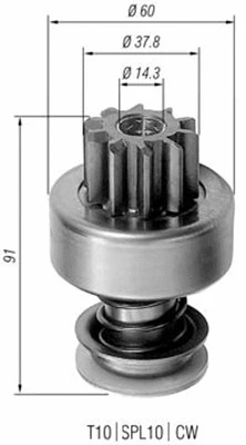 Starterio krumpliaratis MAGNETI MARELLI 940113020153