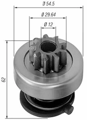 Starterio krumpliaratis MAGNETI MARELLI 940113020167