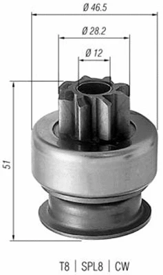 Starterio krumpliaratis MAGNETI MARELLI 940113020176