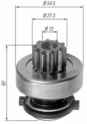 Starterio krumpliaratis MAGNETI MARELLI 940113020193