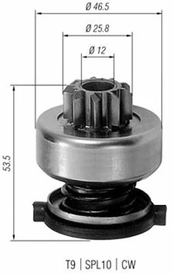 Starterio krumpliaratis MAGNETI MARELLI 940113020226
