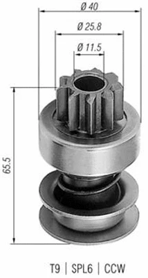 Starterio krumpliaratis MAGNETI MARELLI 940113020236